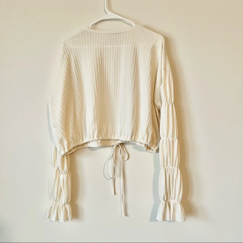 NWOT Zara long sleeve blouse - Picture 2 of 5